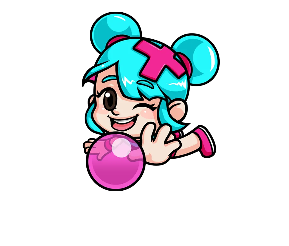 ATG bubble-gum character